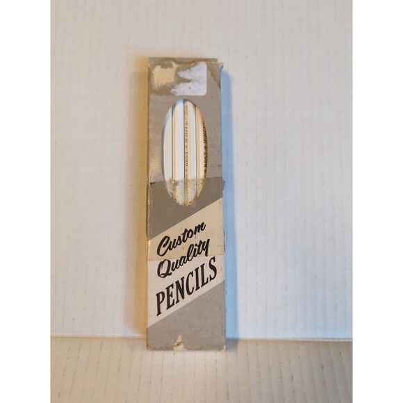 Dixon Best White 352 Unsharpened Colored Pencils USA Vintage 12 - Picture 1 of 6